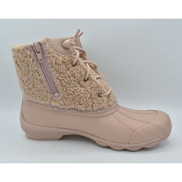 Sperry Top Sider Womens Size 9 Syren Gulf Sherpa Rose All Weather Duck Boots - Picture 6 of 11